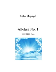 Alleluia No. 1 SSAATTBB choral sheet music cover Thumbnail